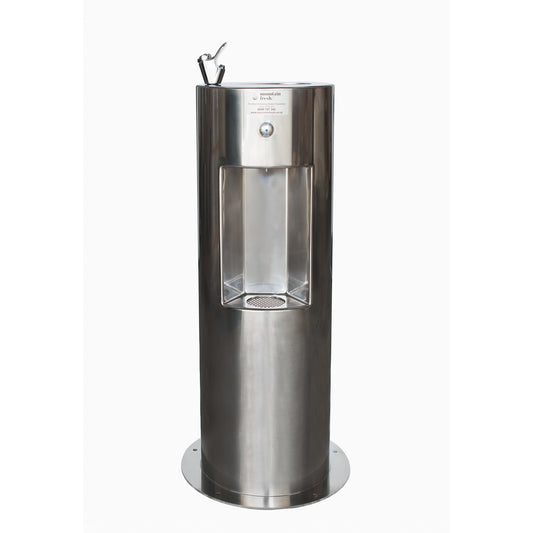 Stainless Steel Drinking Fountain with Bottle Filler - Mount Eden