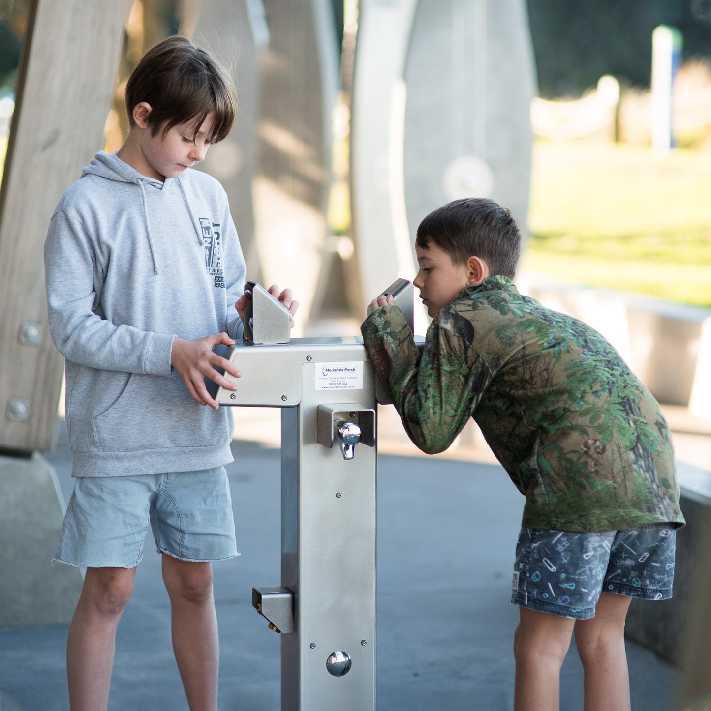 Winged Drinking Fountain - Mount Edgecumbe