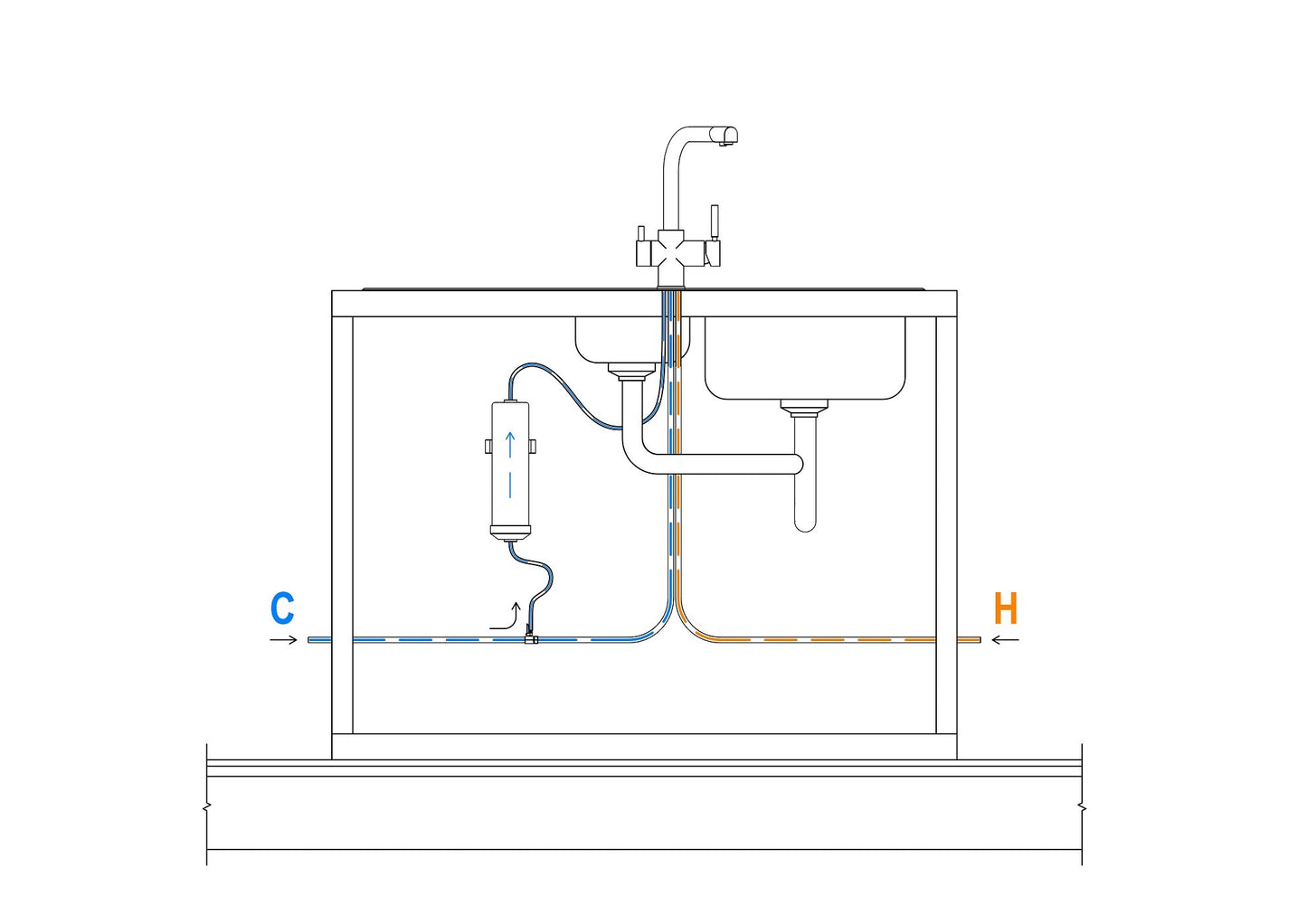 Tri-Tap A Water Purifier Kit