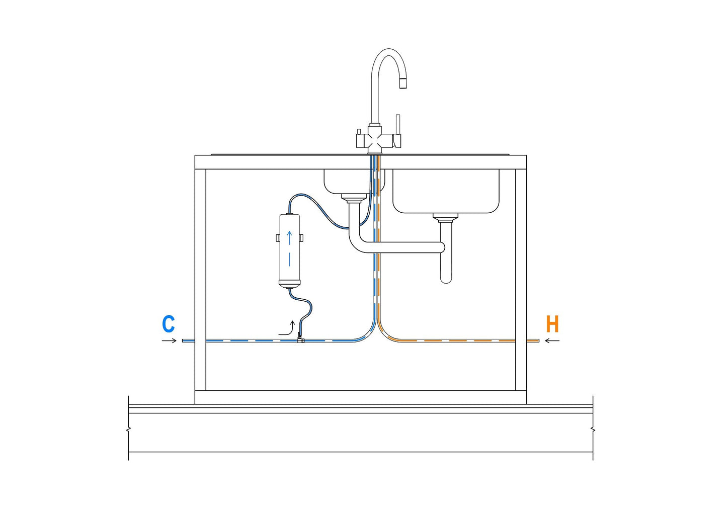 Tri-Tap L Complete Water Purifier Kit